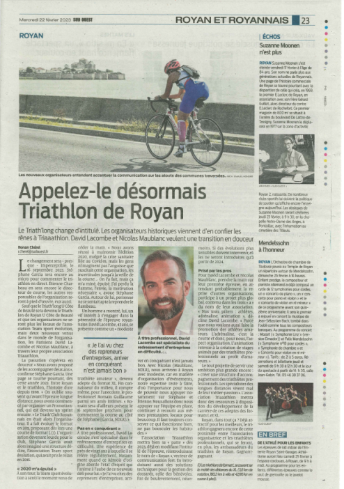 Article Sud Ouest